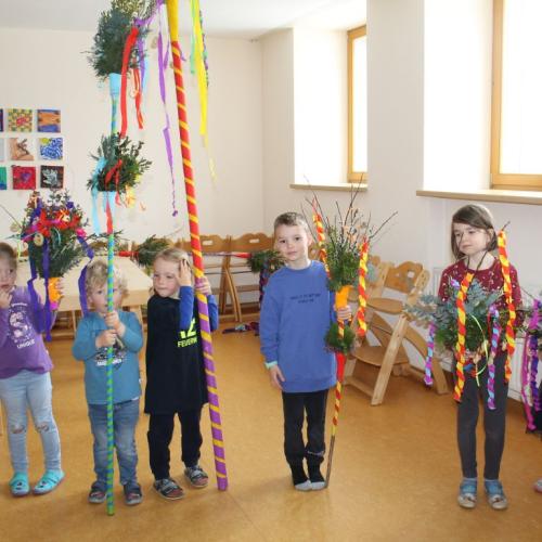 Palmbusch binden